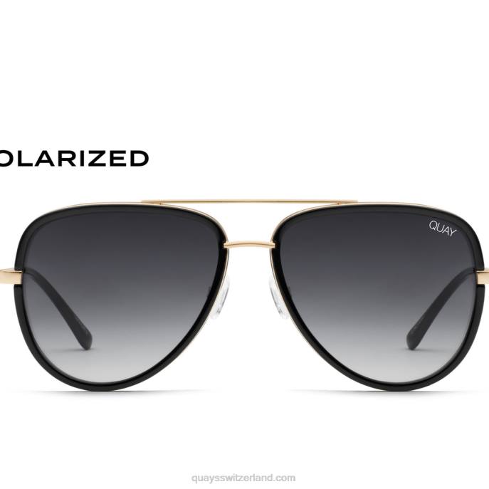 alles drin 00HB175 schwarz/rauch polarisiert Männer Quay - Quay brille