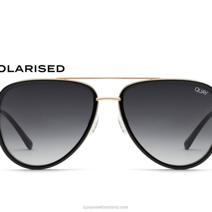 alles drin 00HB570 schwarz/rauch polarisiert Männer Quay - Quay brille