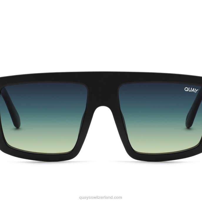 anstellen 00HB597 schwarzer Rauch Männer Quay - Quay brille