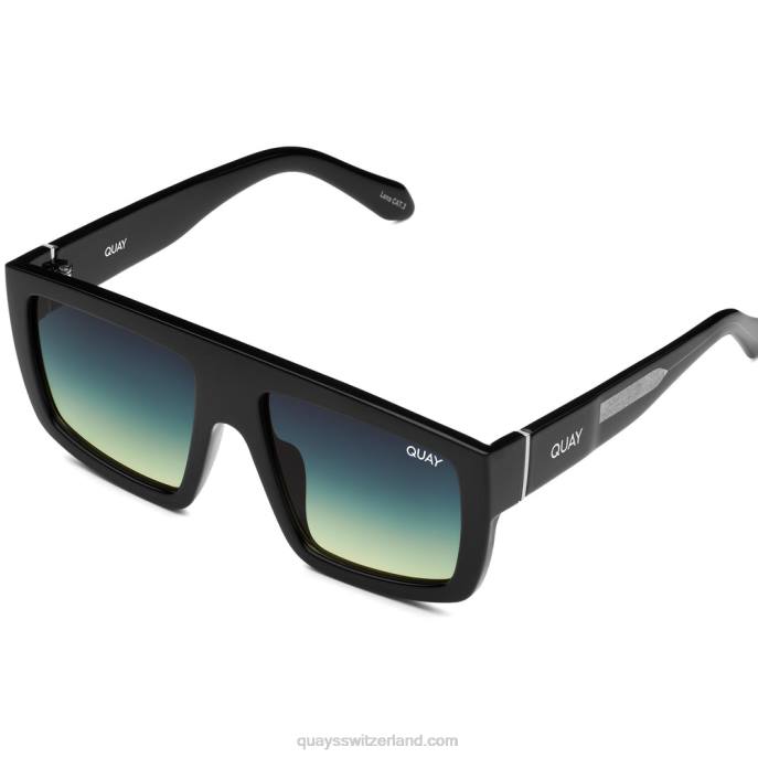 anstellen 00HB597 schwarzer Rauch Männer Quay - Quay brille