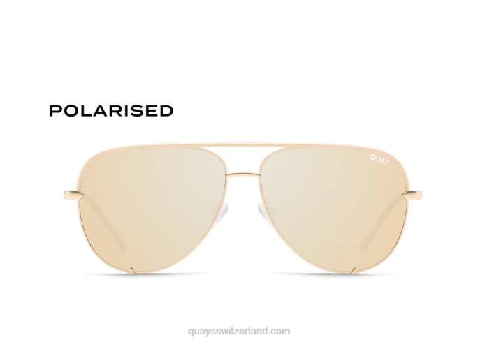 hoher Schlüssel 00HB582 gld/gldpolarisiert Männer Quay - Quay brille