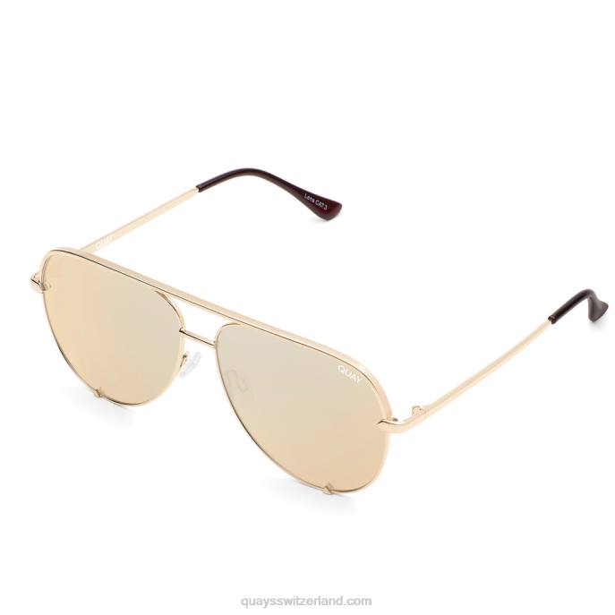 hoher Schlüssel 00HB582 gld/gldpolarisiert Männer Quay - Quay brille