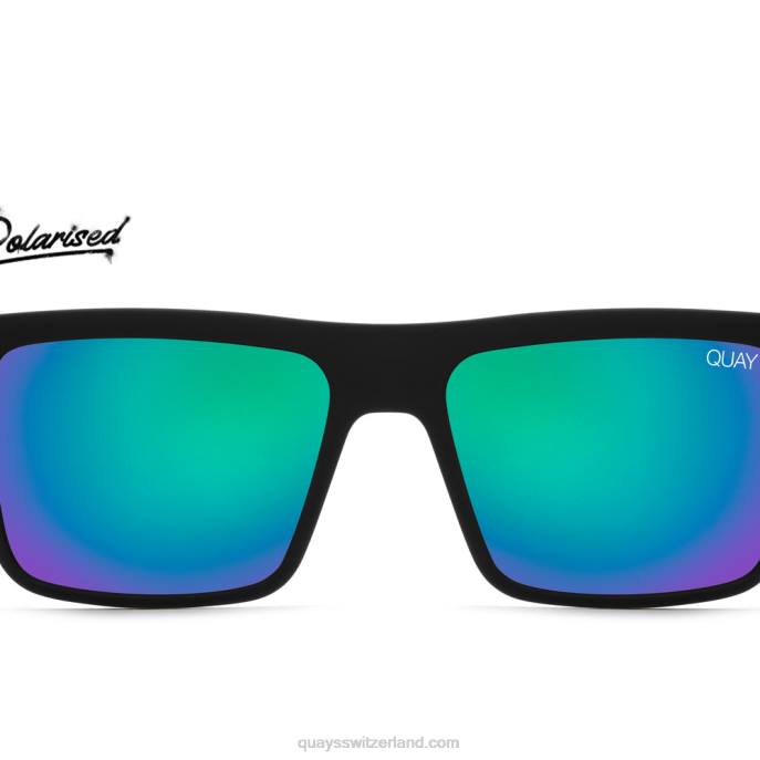 lass es laufen 00HB558 mattschwarz/navypolarisiert Männer Quay - Quay brille