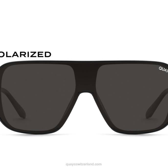 zieh eine Nummer 00HB564 schwarz/schwarz polarisiert Männer Quay - Quay brille