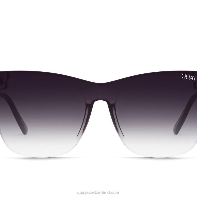 Quay sonnenbrille - durchkommen 00HB715 schwarz/verblassenQuay