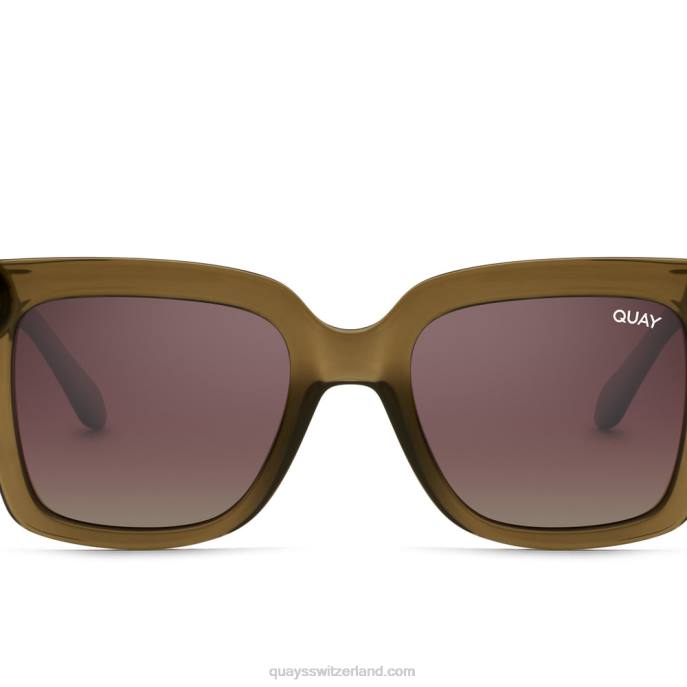 Quay sonnenbrille - eisig 00HB709 grün/braun polarisiertQuay