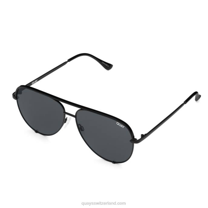 Quay sonnenbrille - High-Key-Medium 00HB944 schwarz/rauch polarisiertQuay
