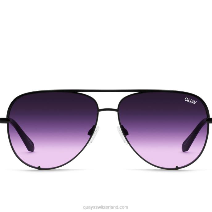 High-Key-Medium 00HB946 schwarz/schwarz lilaQuay - Quay brille