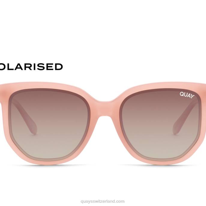 Kaffee laufen 00HB619 rosa/braun polarisiertQuay - Quay brille