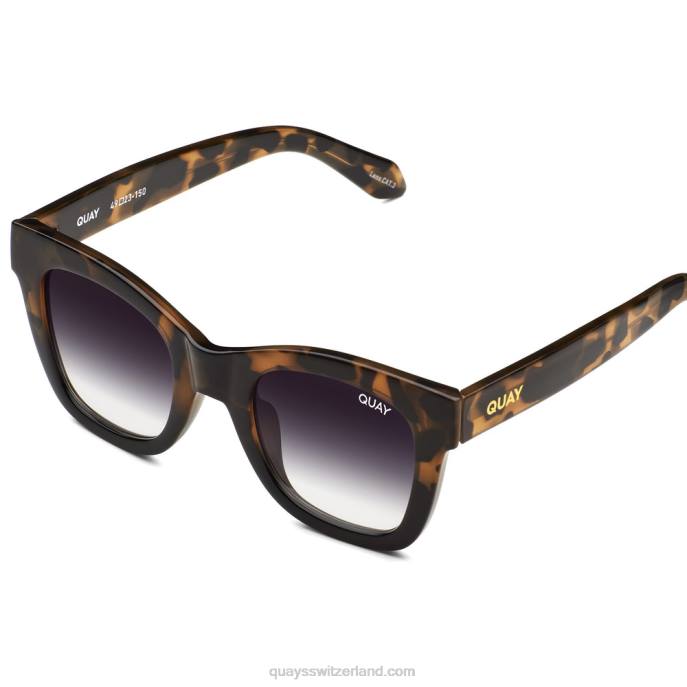 nach Geschäftsschluss 00HB613 Schildpatt schwarz/schwarz verblassenQuay - Quay brille