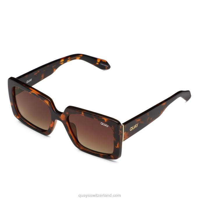 Quay sonnenbrille - totale Stimmung 00HB608 schildpatt/braun polarisiertQuay