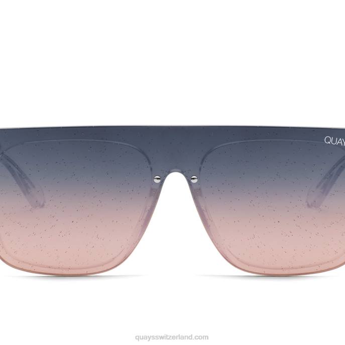 Quays Switzerland - abgestumpft 00HB1030 klar/navy pfirsichQuay