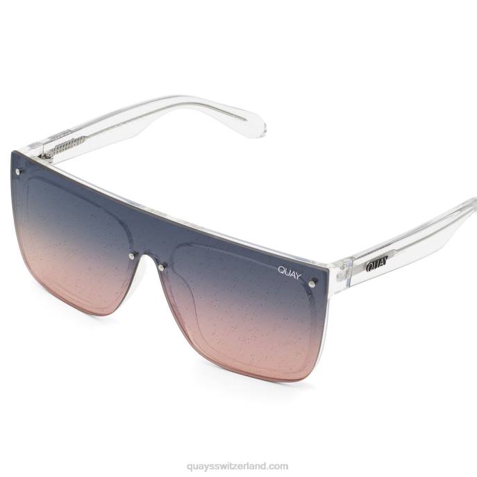 Quays Switzerland - abgestumpft 00HB1030 klar/navy pfirsichQuay