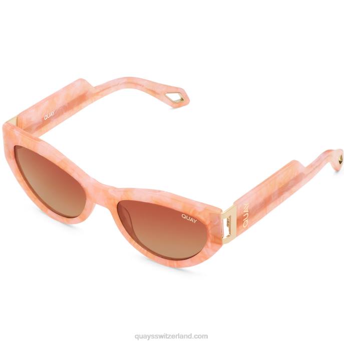 Quay sonnenbrille - wahnsinnig süß 00HB1056 orange schildpatt/orange polarisiertQuay