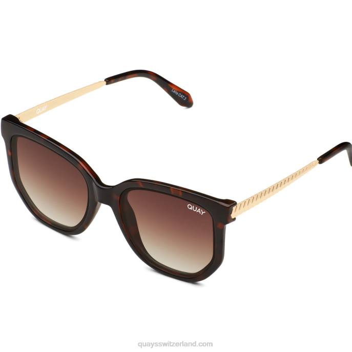 Quay sonnenbrille - Kaffee laufen 00HB194 schildpatt/braun polarisiertQuay