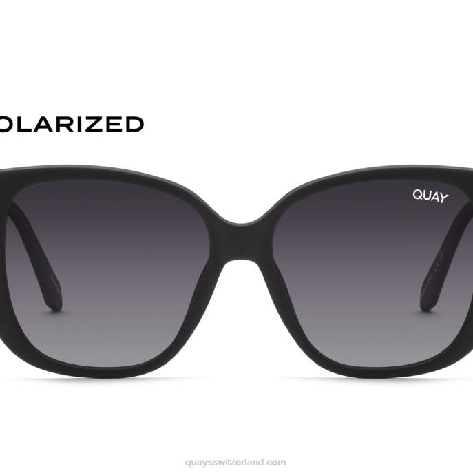 Quay sonnenbrille - immer danach 00HB188 mattschwarz/rauch polarisiertQuay