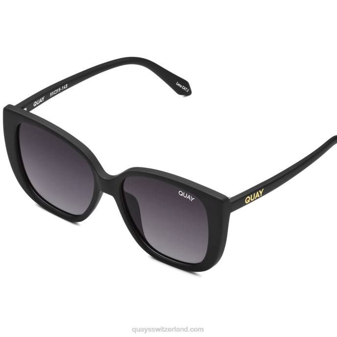 Quay sonnenbrille - immer danach 00HB188 mattschwarz/rauch polarisiertQuay
