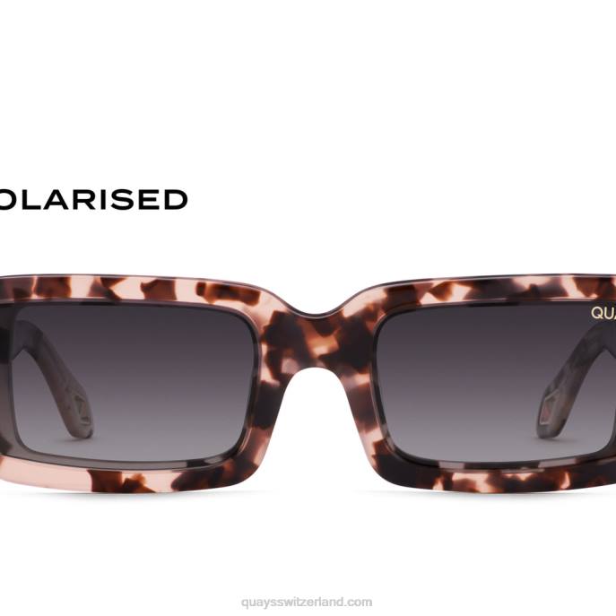 Neues Geld 00HB1016 rosa Schildpatt/Rauch polarisiertQuay - Quay brille