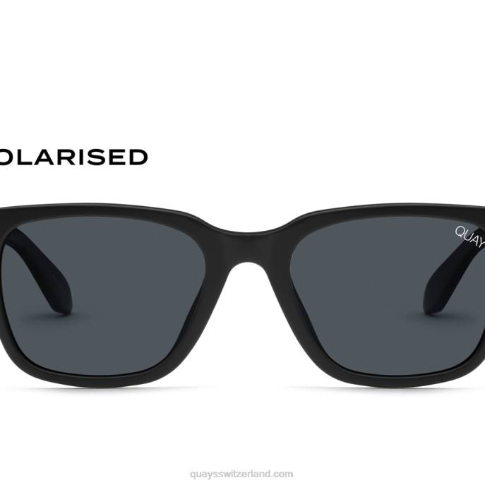 Vermächtnis 00HB1013 mattschwarz/rauch polarisiertQuay - Quay brille
