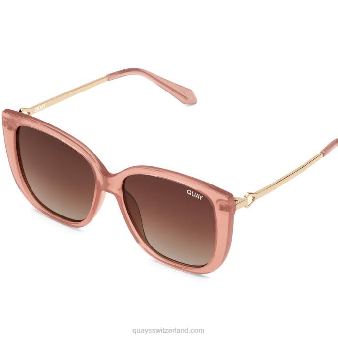 Quay sonnenbrille - immer danach 00HB1008 milchig rosa/braun polarisiertQuay