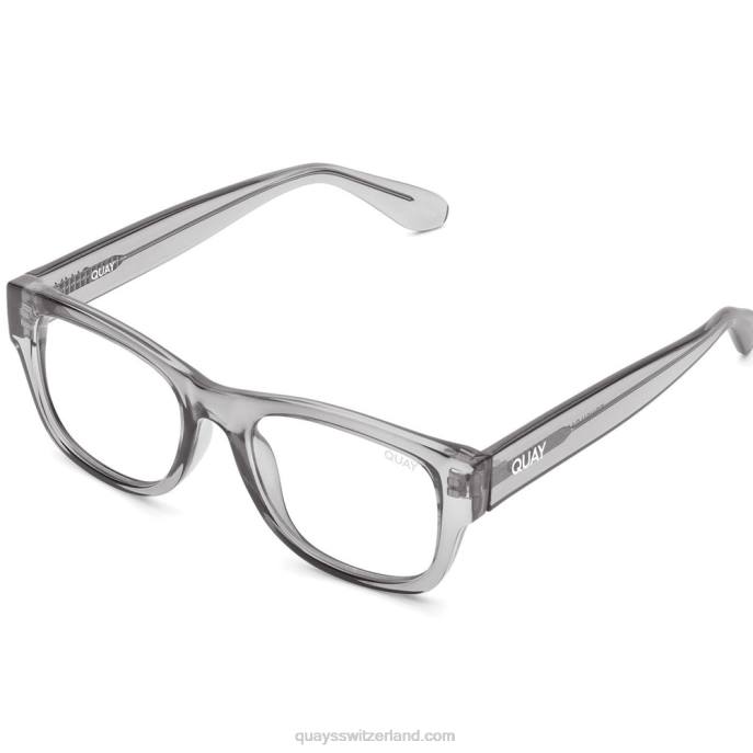 Quay sonnenbrille - Basis berühren 00HB703 grau/klarbltQuay