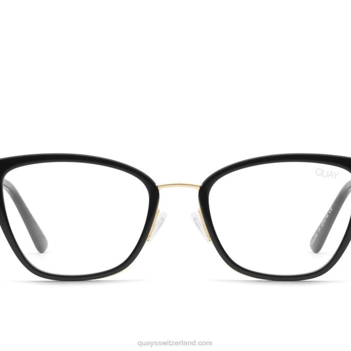Quay sonnenbrille - Klicken Sie auf Köder 00HB697 schwarz/klarbltQuay