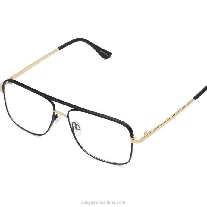 Quay sonnenbrille - Plakatjunge mini 00HB700 blkgld/clrbltQuay