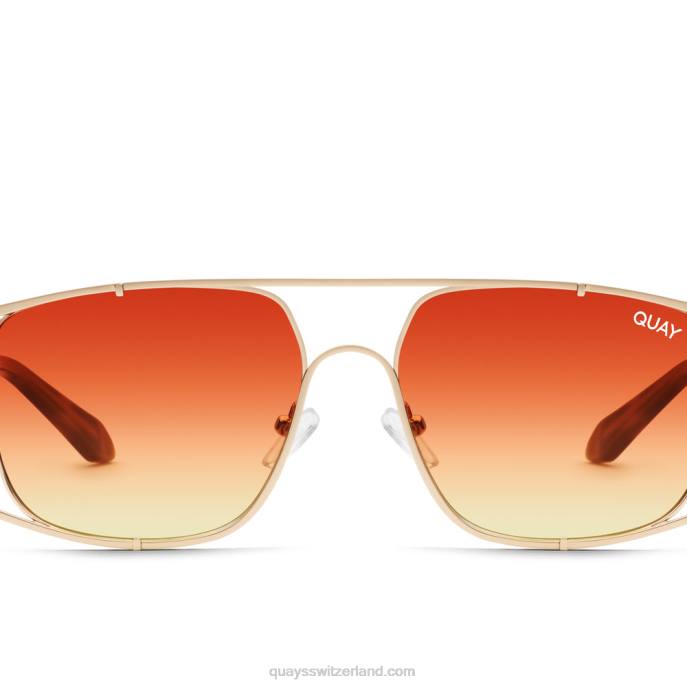 böses verhalten 00HB681 gold/orange gelbQuay - Quay brille