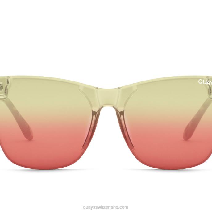 durchkommen 00HB654 milchig schildpatt/zitronenrosaQuay - Quay brille