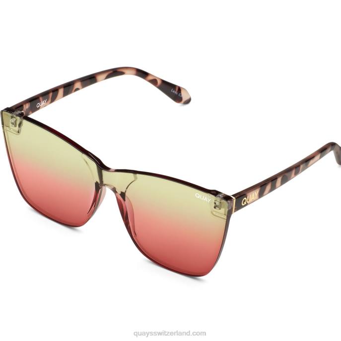 durchkommen 00HB654 milchig schildpatt/zitronenrosaQuay - Quay brille