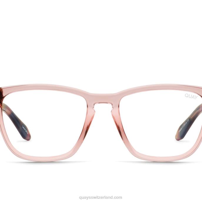 Quay sonnenbrille - festverdrahtet groß 00HB682 Schildpatt hellbraun/klarQuay