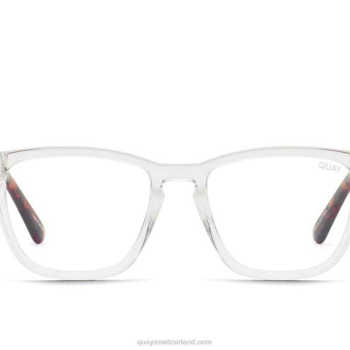 Quay sonnenbrille - festverdrahtet groß 00HB685 clrgld/bltQuay