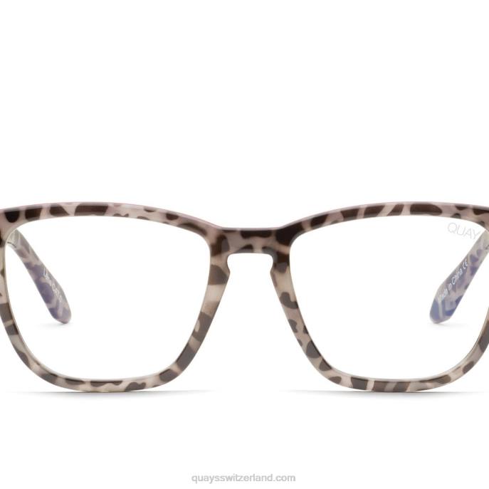 Quay sonnenbrille - festverdrahtet groß 00HB688 mlkytortred/clrbltQuay