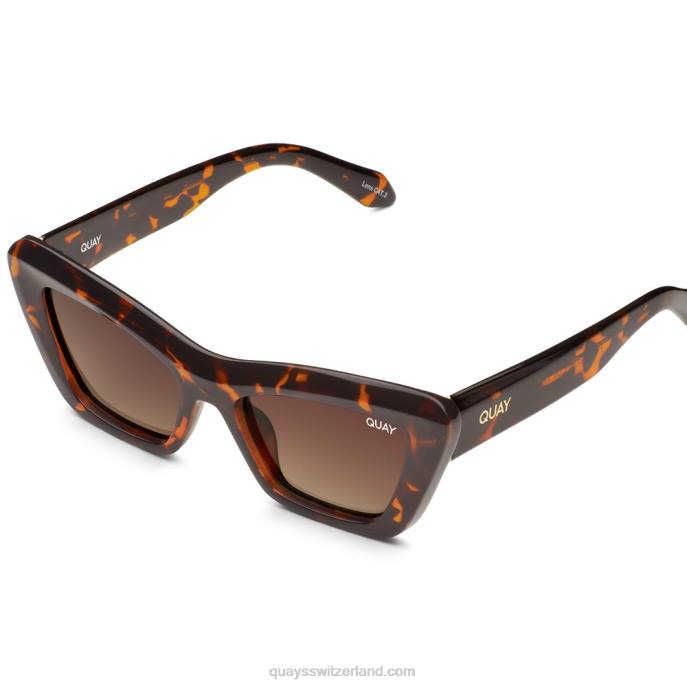 Quay sonnenbrille - im Radio 00HB983 schildpatt/braun orange polarisiertQuay
