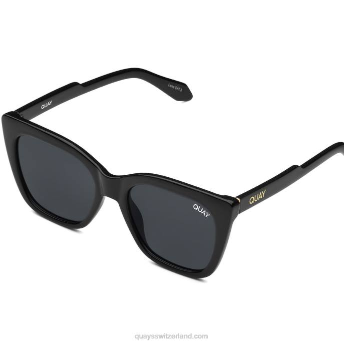 Quay sonnenbrille - markiere mich 00HB980 schwarz/rauch polarisiertQuay