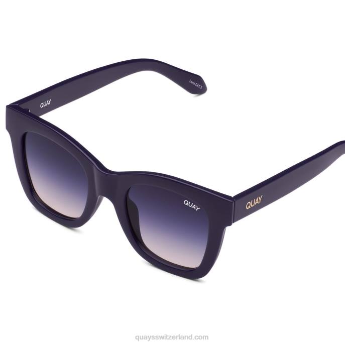 Quay sonnenbrille - nach Geschäftsschluss 00HB676 Marine/Marinerosa SpiegelQuay