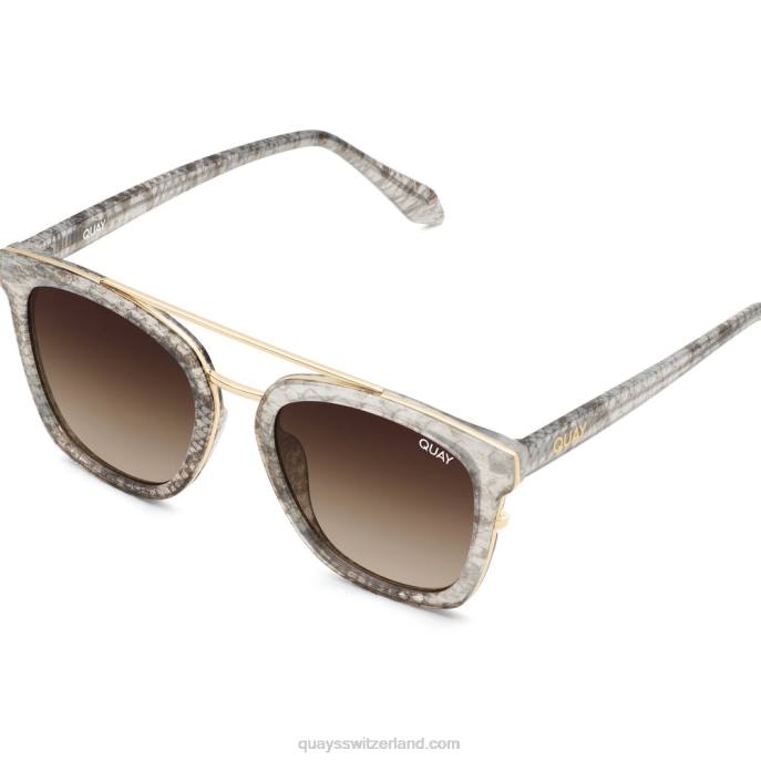 süsse Träume 00HB666 Schlangenmuster/braun bis hellbraunQuay - Quay brille