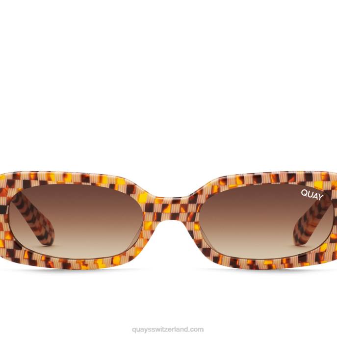 so ernst 00HB967 Karodruck/braunQuay - Quay brille