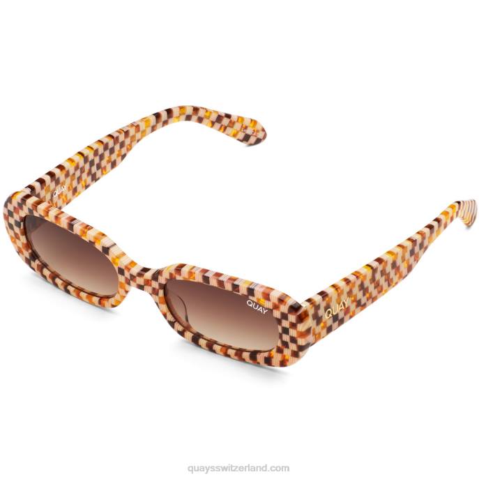so ernst 00HB967 Karodruck/braunQuay - Quay brille