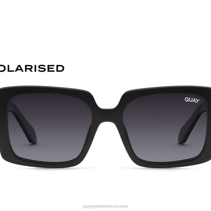 Quay sonnenbrille - totale Stimmung 00HB986 schwarz/rauch polarisiertQuay