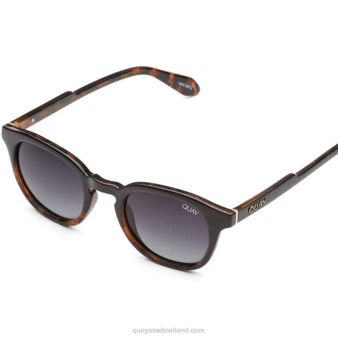 weitergehen 00HB970 schwarze Schildkröte/RauchQuay - Quay brille