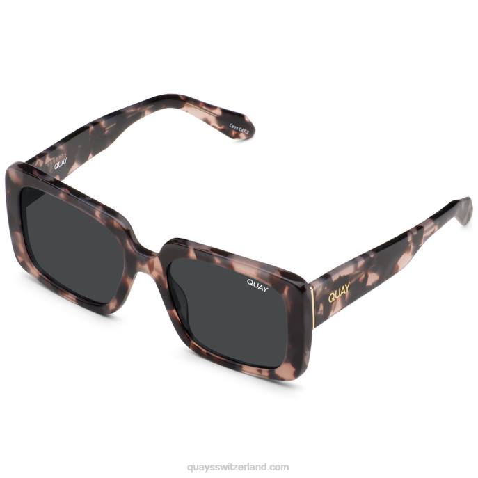 Quay sonnenbrille - Gesamtstimmung rx 00HB254 milchschildkröte/rauch rxQuay