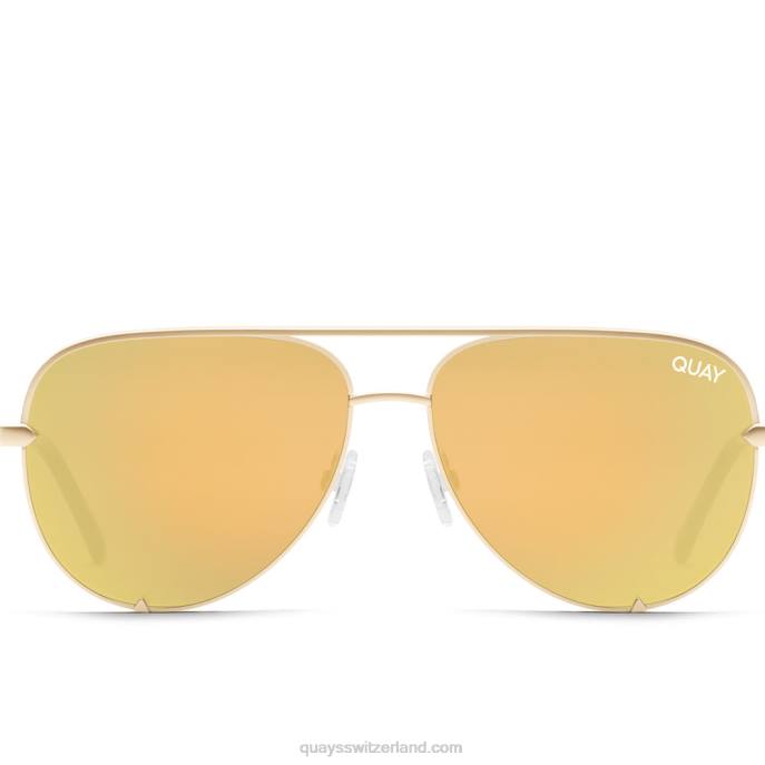 Quays Switzerland - High-Key-Empfang 00HB219 gold/gold rxQuay