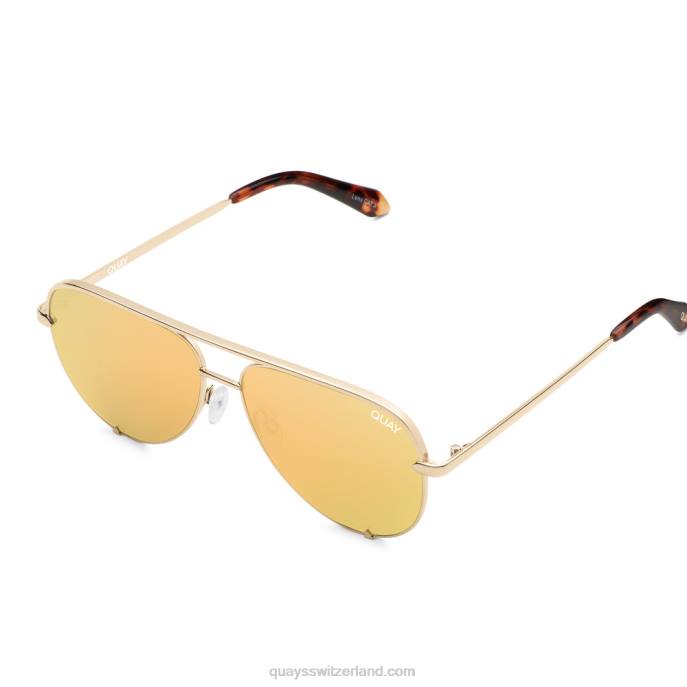 Quays Switzerland - High-Key-Empfang 00HB219 gold/gold rxQuay