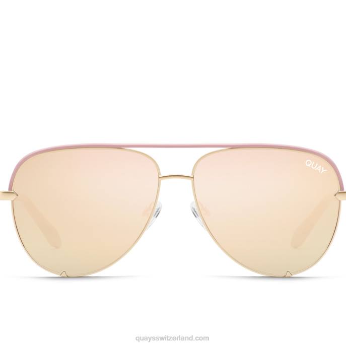 High-Key-Kontrastempfang 00HB238 gold/champagner rxQuay - Quay brille