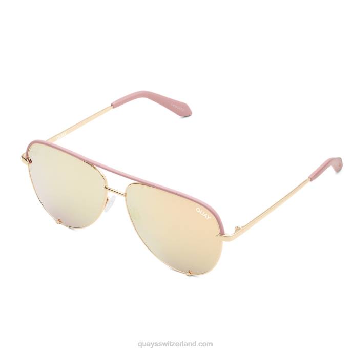 High-Key-Kontrastempfang 00HB238 gold/champagner rxQuay - Quay brille