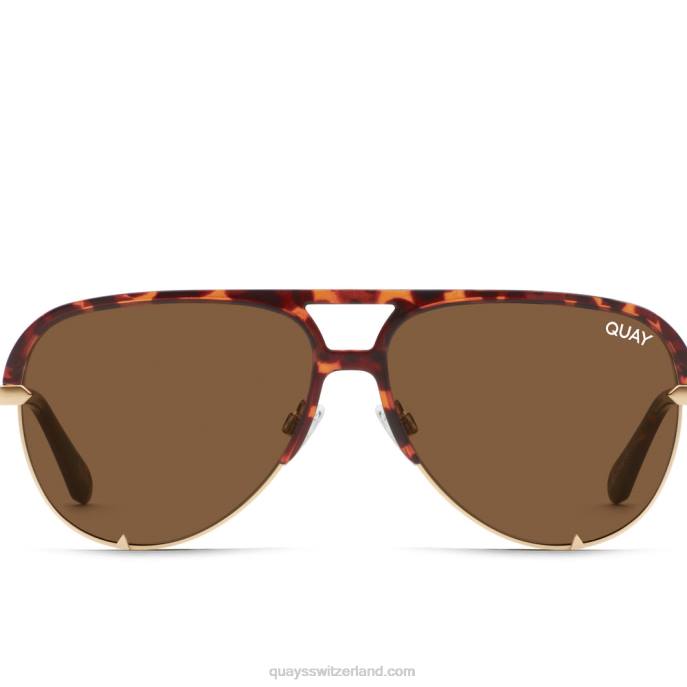 Quay sonnenbrille - High-Key-Remix-RX 00HB251 schildpatt/braun rxQuay
