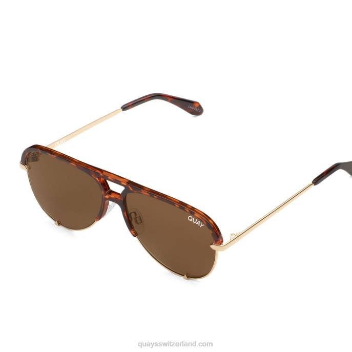Quay sonnenbrille - High-Key-Remix-RX 00HB251 schildpatt/braun rxQuay