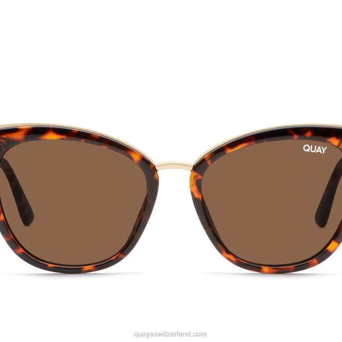 Quay sonnenbrille - Honig rx 00HB263 schildpatt/braun rxQuay