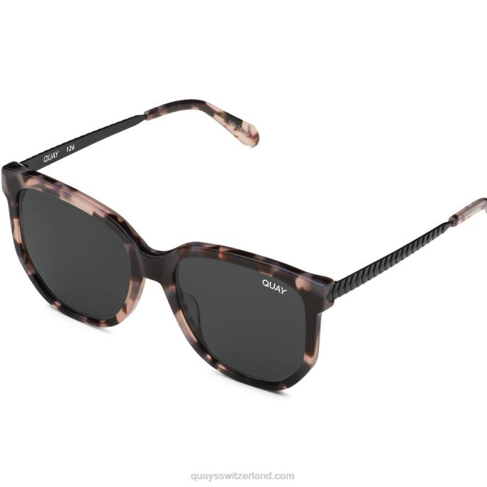 Quay sonnenbrille - Kaffee laufen rx 00HB212 milchschildkröte/rauch rxQuay